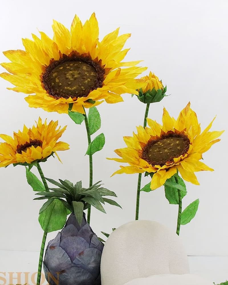 A large artificial flower specimen from the commercial floral range